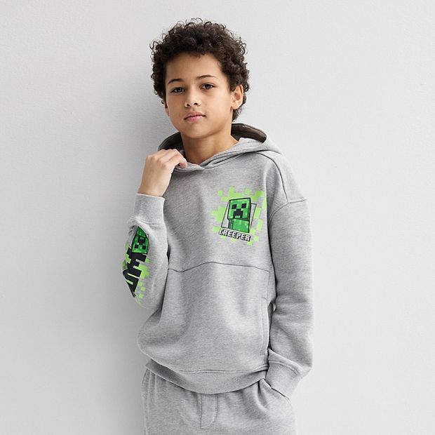 Boys 8-20 Minecraft Overworld Explorer Graphic Pullover Hoodie