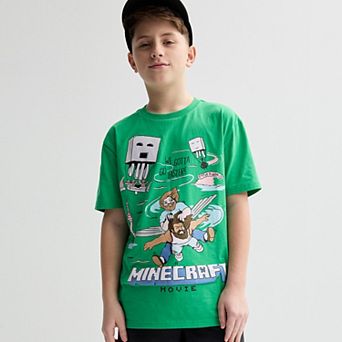 Boys 8-20 Minecraft Naive Flying Graphic Tee