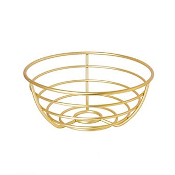 Spectrum Euro Gold Fruit Bowl