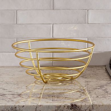 Spectrum Euro Gold Fruit Bowl