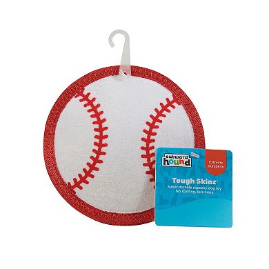 Outward Hound Tough Skinz Baseball Dog Toy