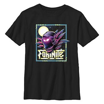 Boys 8-20 Fortnite Raven Glowing Eyes Graphic Tee