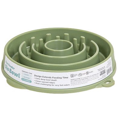 Outward Hound Fun Feeder Dog Bowl - Circle