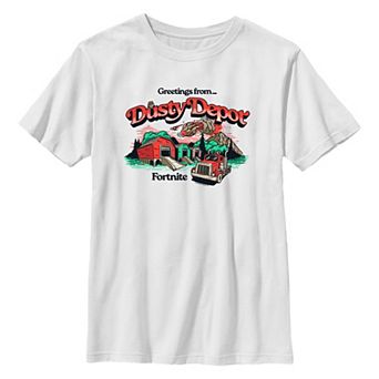 Boys 8-20 Fortnite Greetings From Dusty Depot Graphic Tee
