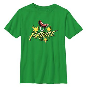 Boys 8-20 Fortnite Cheesy Splatter Graphic Tee