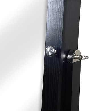 Prinz Freestanding Jewelry Storage Cabinet with Full-Length Mirror
