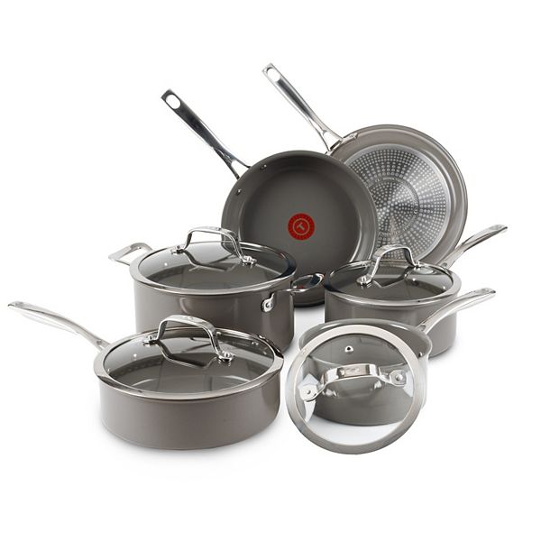 T-Fal Ceramic Excellence 10-pc. Nonstick Cookware Set