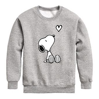 Boys 8-20 Peanuts Snoopy Heart Fleece Sweatshirt