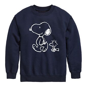 Boys 8-20 Peanuts Snoopy & Woodstock Walk Fleece Sweatshirt