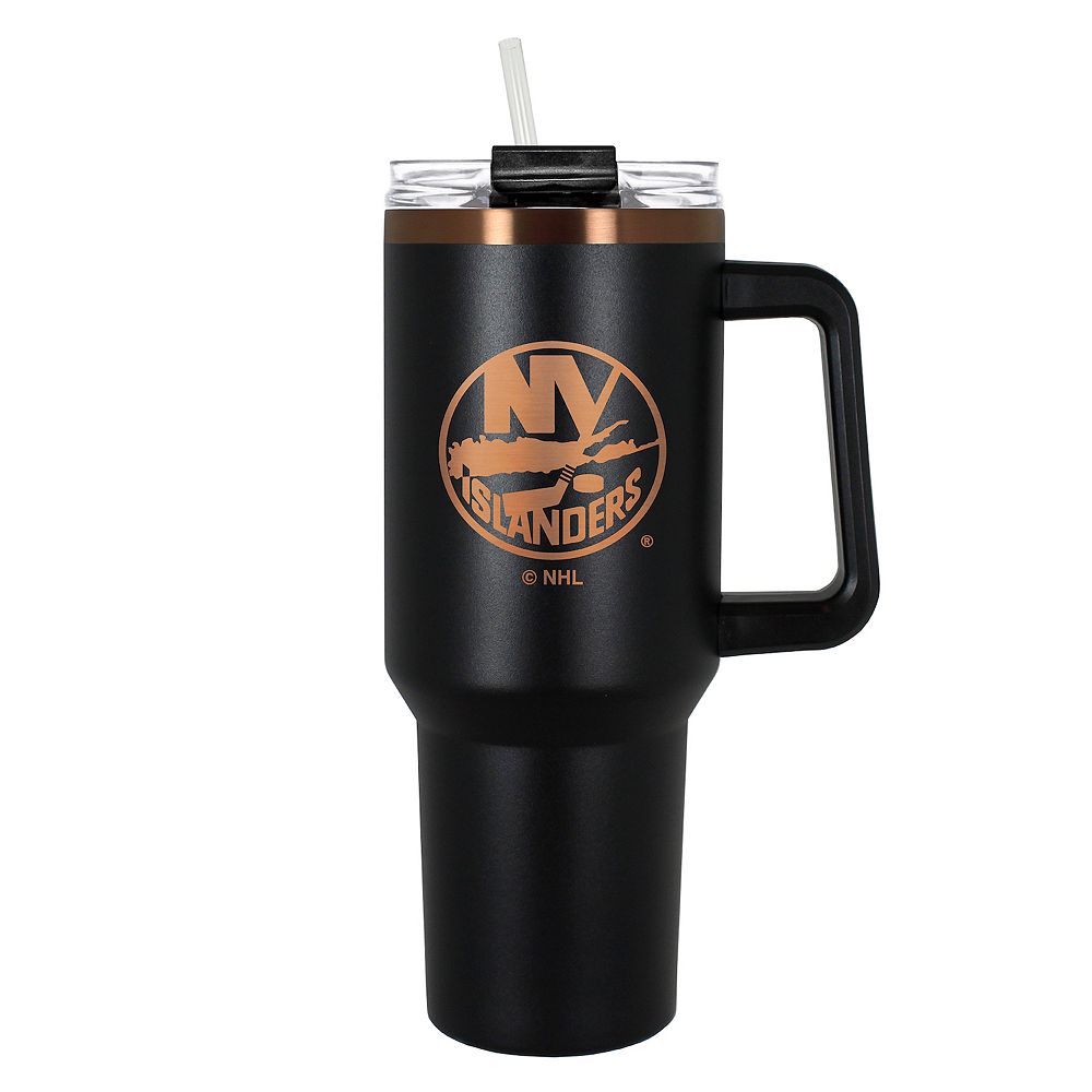 NHL New York Islanders 40-oz. Colossus Black & Copper Travel Mug