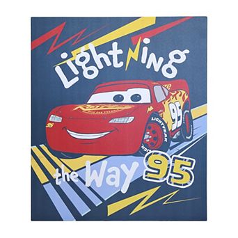 Disney's Lightning McQueen Glow in the Dark Canvas Wall Art by The Big One®