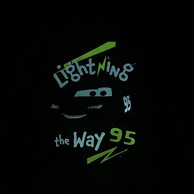 Disney's Lightning McQueen Glow in the Dark Canvas Wall Art by The Big One