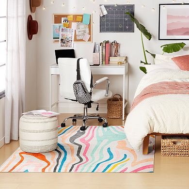 Town & Country Play Leta Zebra Stripe Kids Washable Area Rug