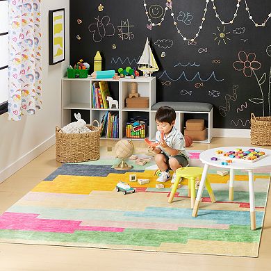 Town & Country Play Nara Southwest Pop Kids Washable Area Rug