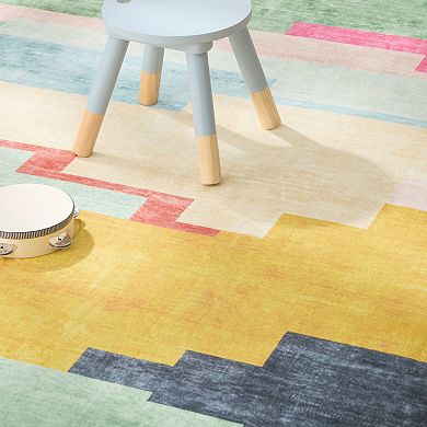 Town & Country Play Nara Southwest Pop Kids Washable Area Rug