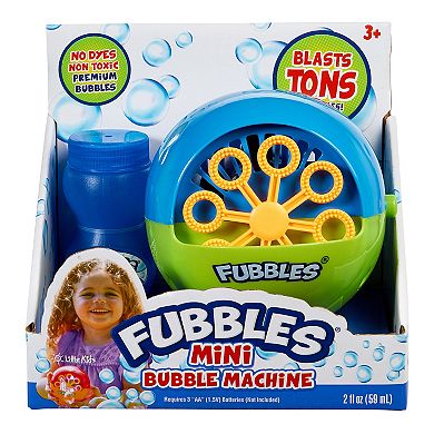 Little Kids Fubbles Light Up Mini Bubble Machine