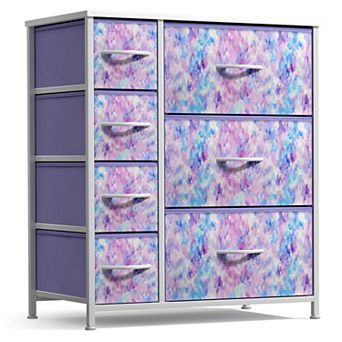 Sorbus 7 Drawers Dresser With Steel Frame, Wood Top, Handles - Storage For Bedroom, Home, Etc