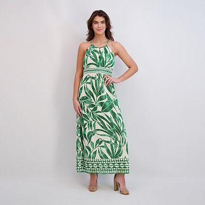 slim fit dress slacks 70s Style Light Spring Halter Dress in Green – Marmalade-shop