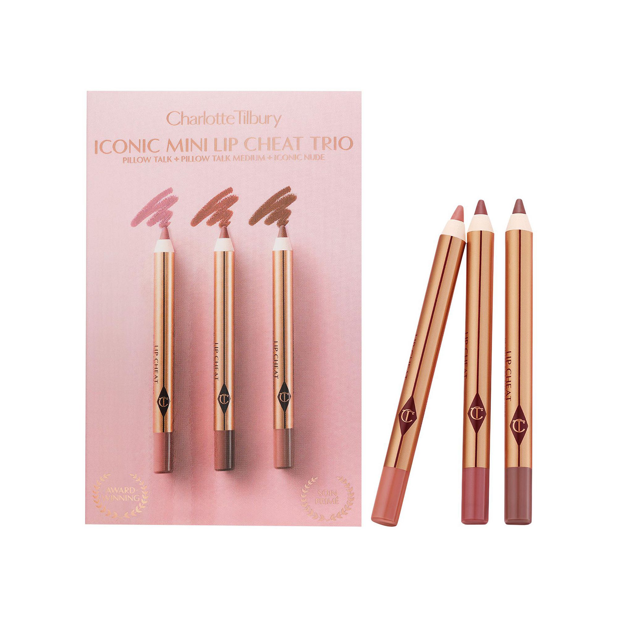 Charlotte Tilbury Mini Iconic Lip Cheat Lip Liner Trio, None