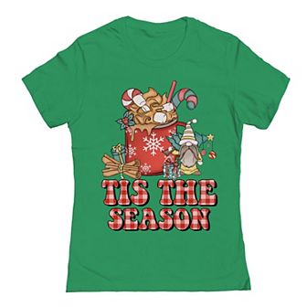 Junior's Cozy Christmas Season Graphic Tee