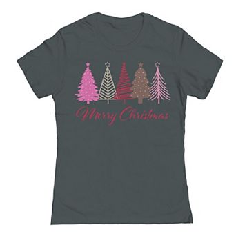Junior's Christmas Trees Graphic Tee