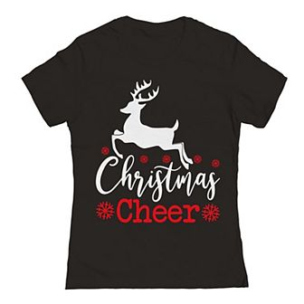 Junior's Christmas Cheer Graphic Tee