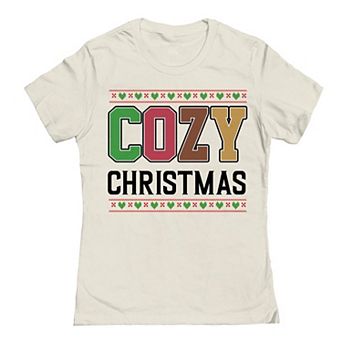 Junior's Cozy Christmas Graphic Tee