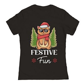 Junior's Christmas Festive Fun Graphic Tee