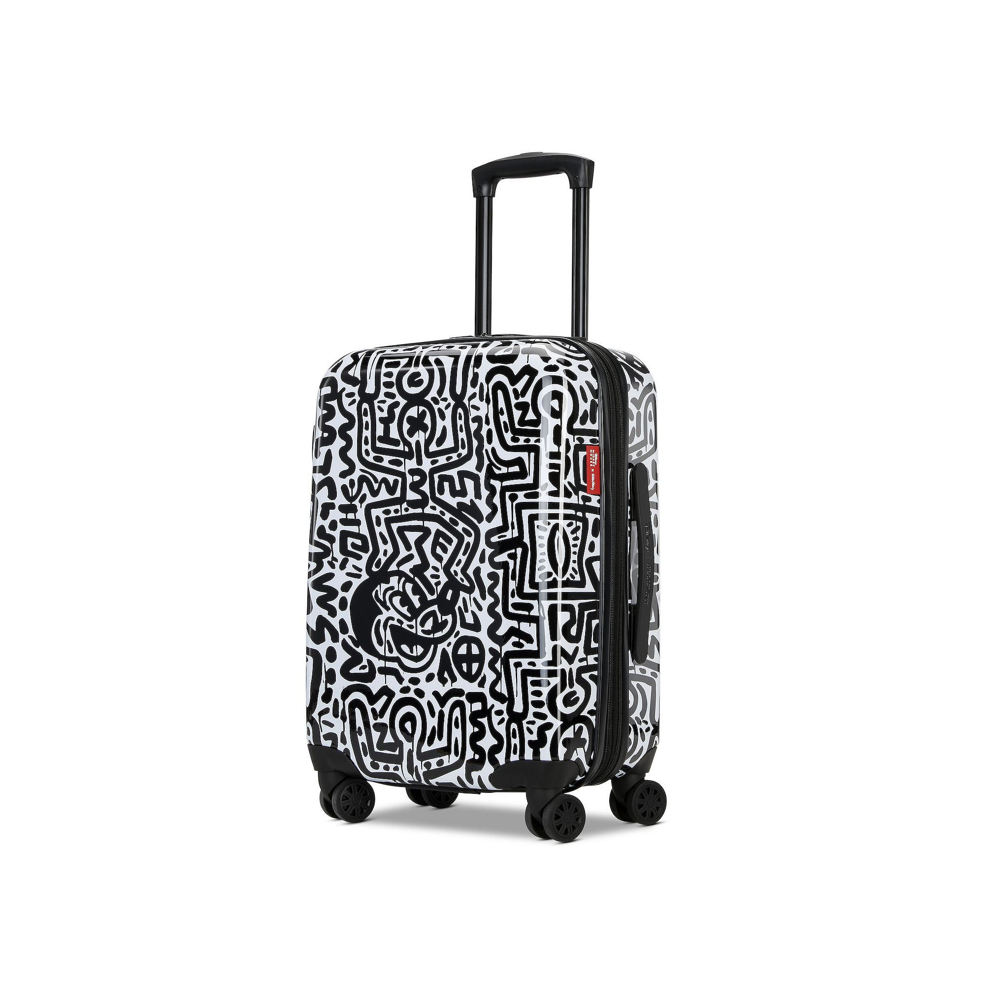 Disneys Mickey Mouse x Keith Haring 21 in. Expandable Carry-On Spinner Lug