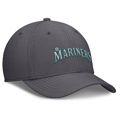 Men's Nike Gray Seattle Mariners Swoosh Performance Flex Hat