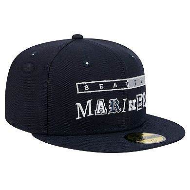 Men's New Era Navy Seattle Mariners Ransom 59FIFTY Fitted Hat