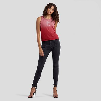 Women's WEAR by Erin Andrews x Gracie Hunt Scarlet Atlanta Falcons Ombre Tank Top