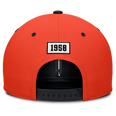 Men's Nike Orange/Black San Francisco Giants Cooperstown Collection Pro Performance Snapback Hat