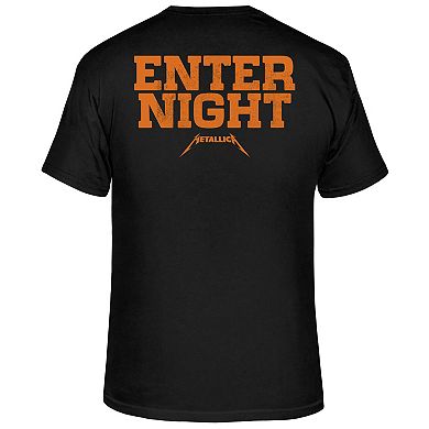 Men's Original Retro Brand Black Virginia Tech Hokies Metallica Retro T-Shirt