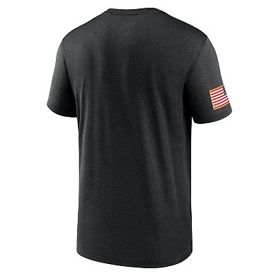 Men's Nike Black Iowa Hawkeyes 2024 Military Appreciation Legend Performance T-Shirt