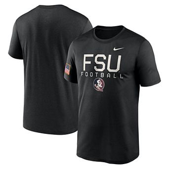 Men's Nike Black Florida State Seminoles 2024 Military Appreciation Legend Performance T-Shirt