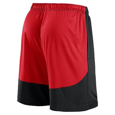 Men's Black/Red Toronto Raptors Launch Performance Shorts