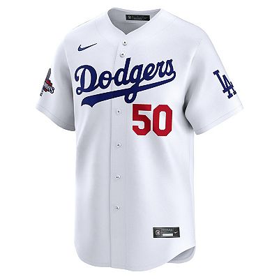 Men's Nike Mookie Betts White Los Angeles Dodgers 2024 World