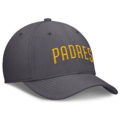 Men's Nike Gray San Diego Padres Swoosh Performance Flex Hat