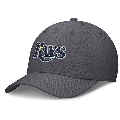 Men's Nike Gray Tampa Bay Rays Swoosh Performance Flex Hat