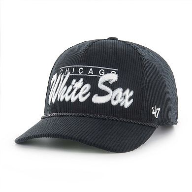 Men's '47 Black Chicago White Sox Corduroy Hitch Adjustable Hat