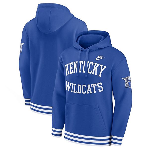 【Nike】Kentucky Wildcats Legacy Retro Pullover Hoodie Men's Nike Royal Kentucky Wildcats Legacy Retro Pullover Hoodie