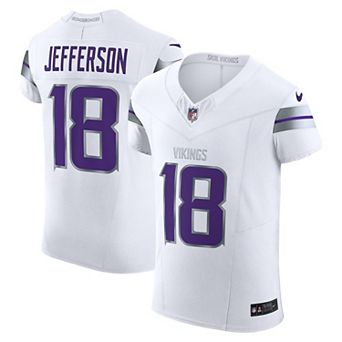 Men's Nike Justin Jefferson White Minnesota Vikings Alternate Vapor F.U.S.E. Elite Player Jersey