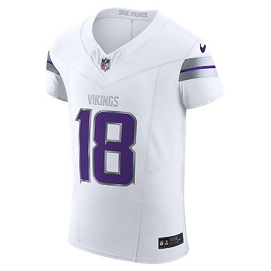 Men's Nike Justin Jefferson White Minnesota Vikings Alternate Vapor F.U.S.E. Elite Player Jersey