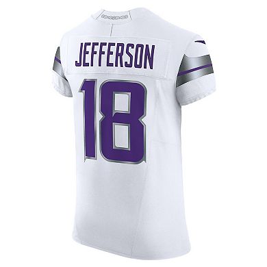 Men's Nike Justin Jefferson White Minnesota Vikings Alternate Vapor F.U.S.E. Elite Player Jersey