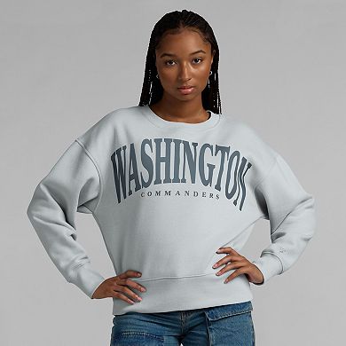 Women's Fanatics Gray Washington Commanders Elements Pullover Sweatshirt