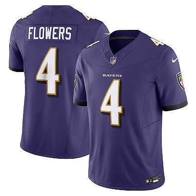 Men's Nike Zay Flowers Purple Baltimore Ravens Vapor F.U.S.E.