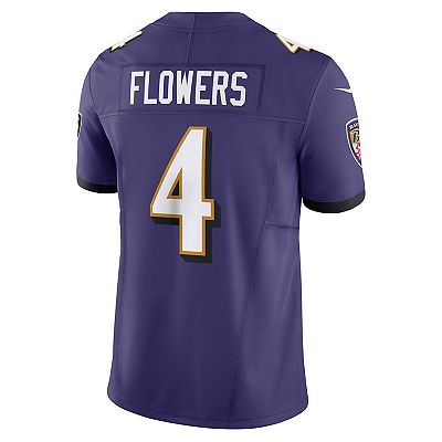 Men's Nike Zay Flowers Purple Baltimore Ravens Vapor F.U.S.E.