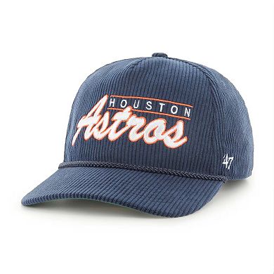 Men's '47 Navy Houston Astros Corduroy Hitch Adjustable Hat