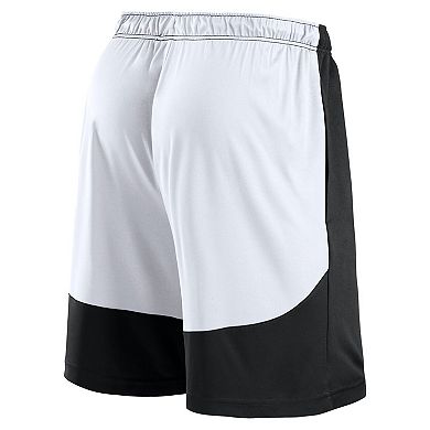 Men's Black/White Utah Jazz Launch Performance Shorts